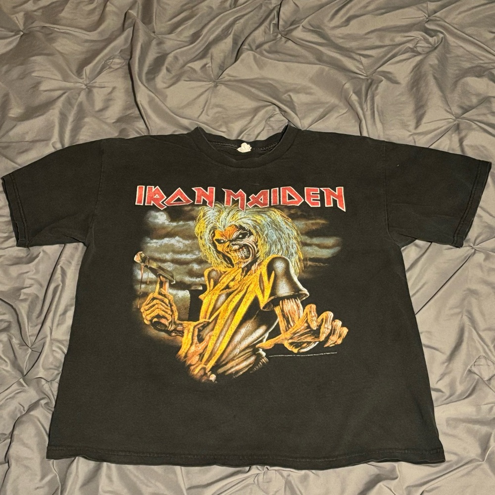 2010 Alstyle Iron Maiden Classic Eddie Heavy Metal Graphic Band Tee